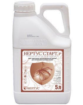 Мікродобрива Нертус Старт Нертус (N 10 P2O5 85 K2О 50 SO3 45 Fe 12 Mn 12 Zn 4 Cu 4 B 1 Mo 0,3 Co 0,1) 5л. agr_000243 фото